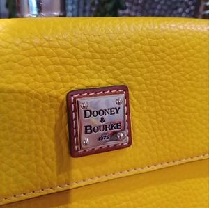 Brand New- Dooney & Bourke yellow wallet